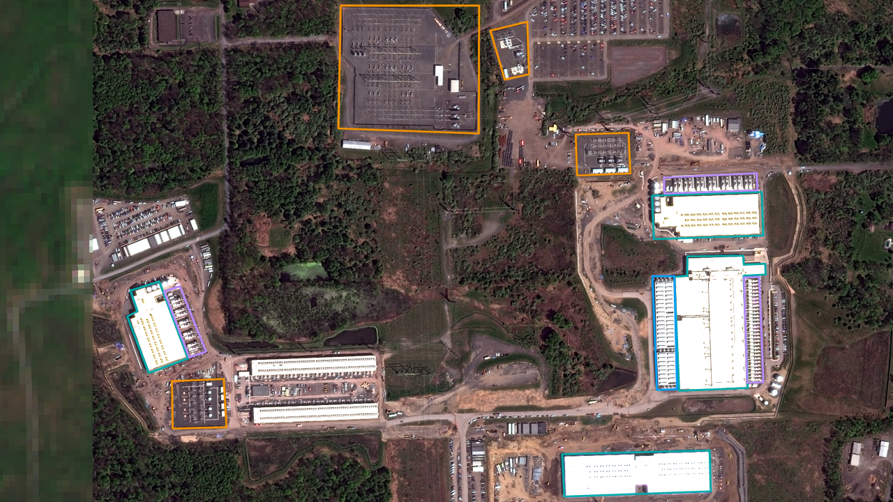 Satellite view of AWS Berwick