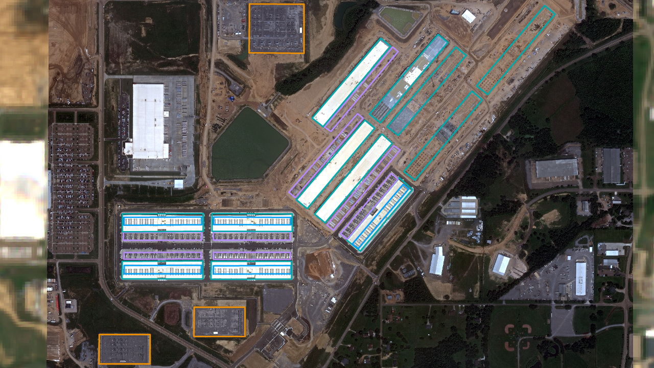 Satellite view of Amazon Madison Mega Site