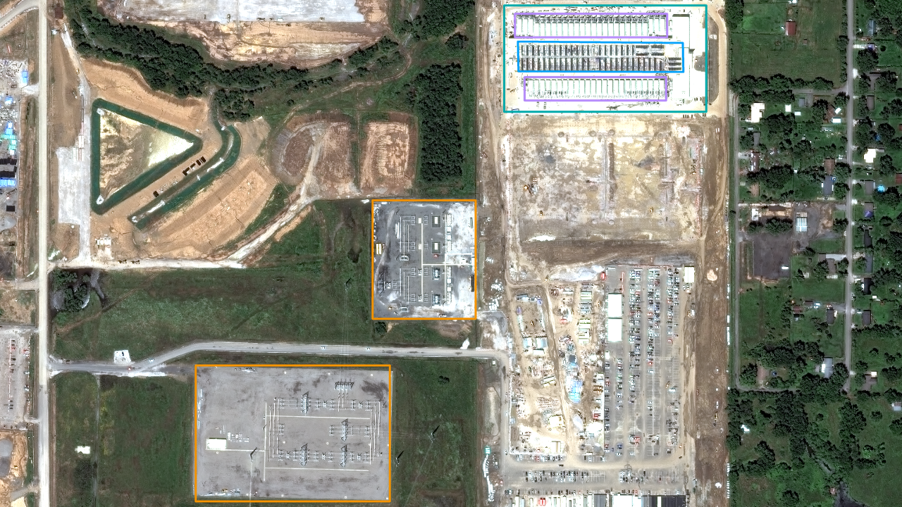 Satellite view of CoreWeave Muskogee OK