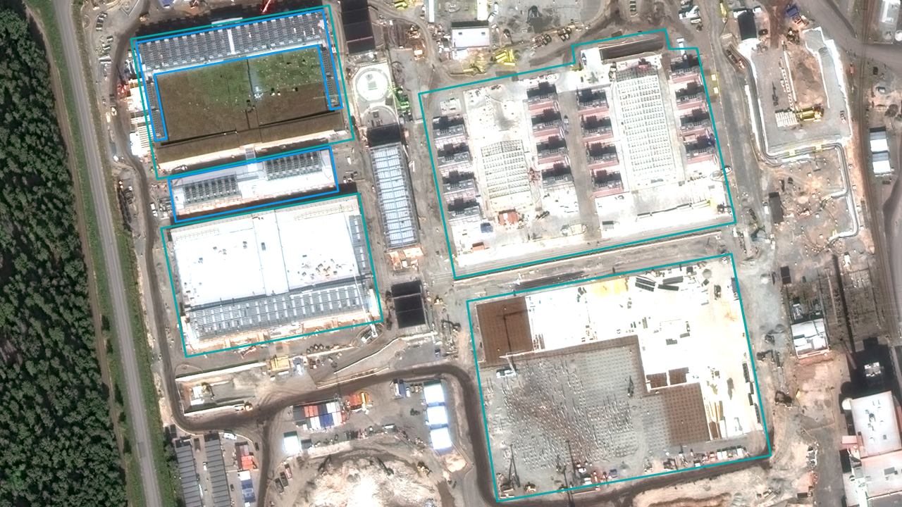 Satellite view of EcoDataCenter 2