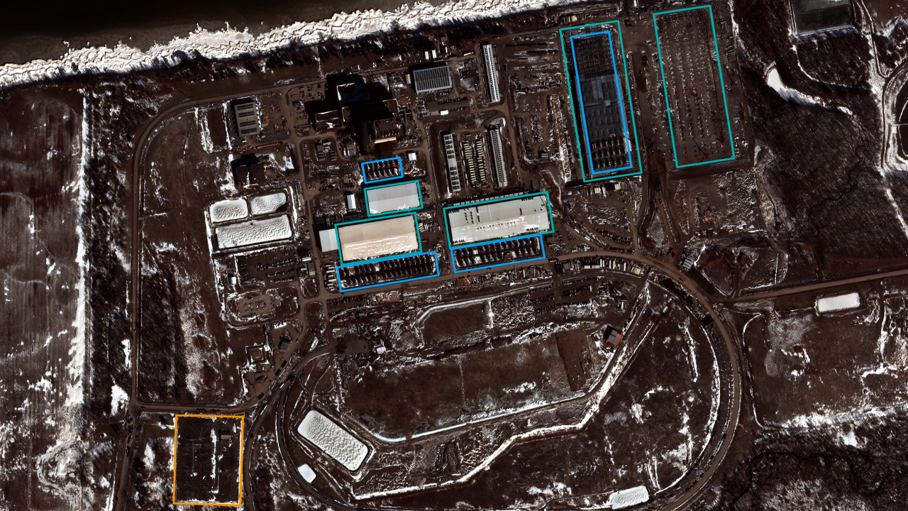 Satellite view of Fluidstack Lake Mariner