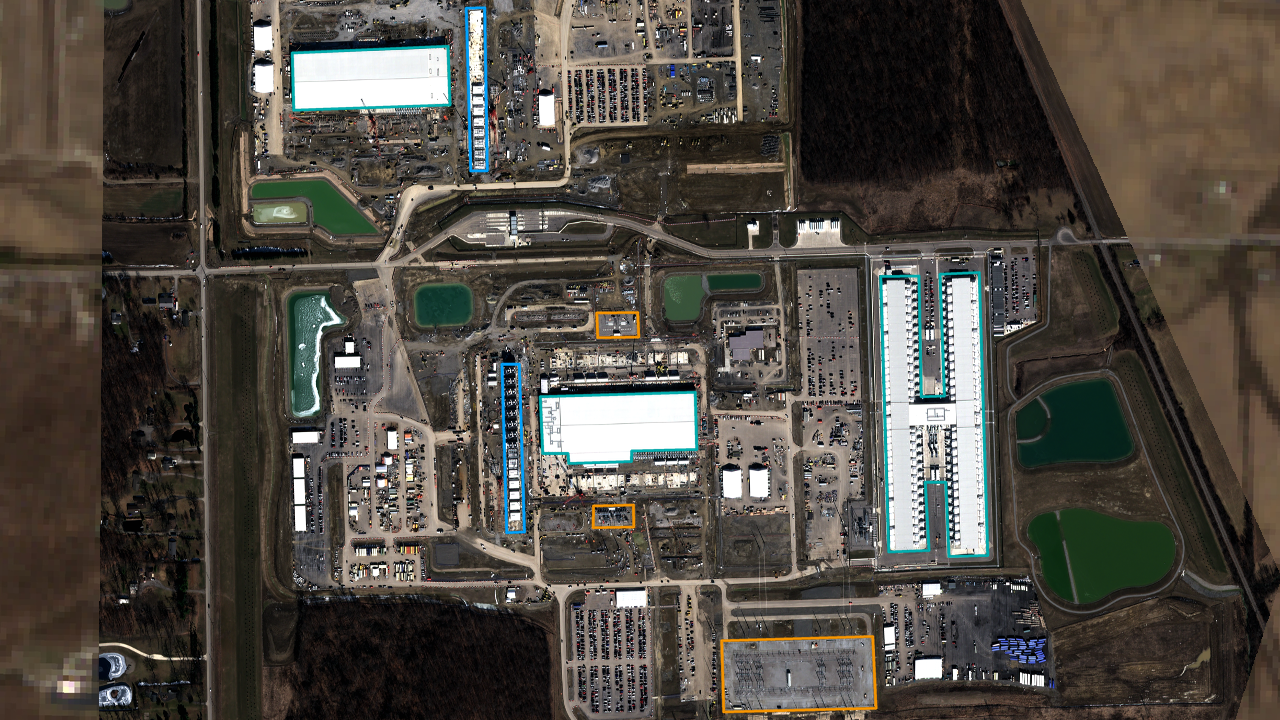 Satellite view of Google Fort Wayne