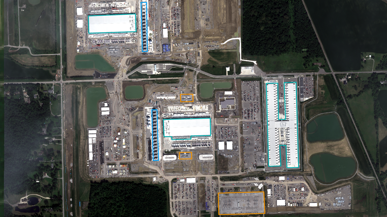 Satellite view of Google Fort Wayne