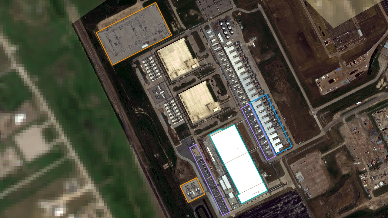 Satellite view of Google Midlothian