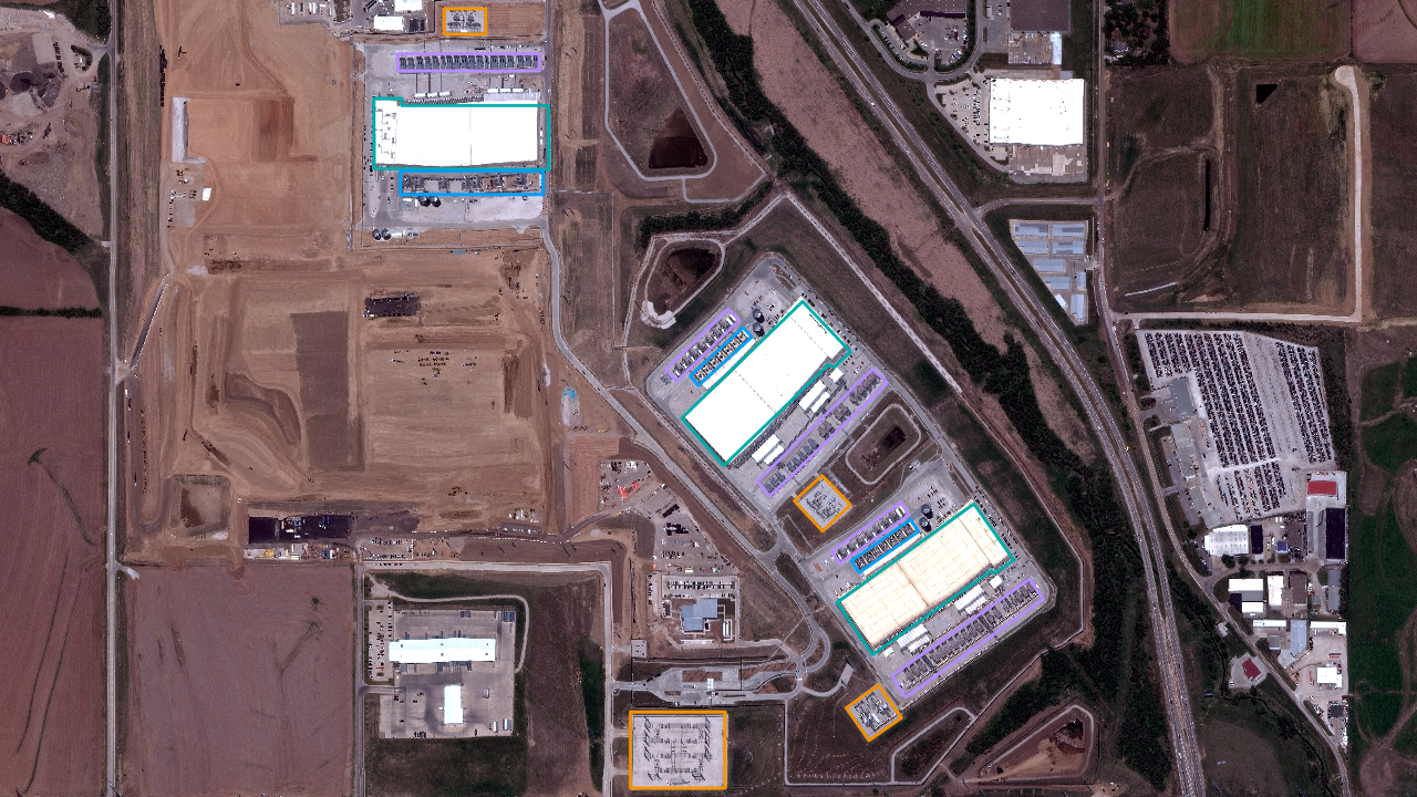Satellite view of Google Omaha