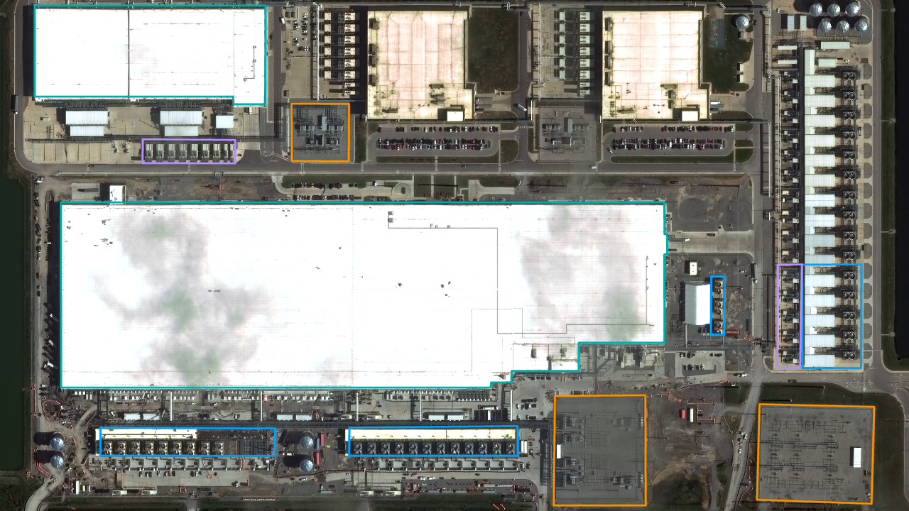 Satellite view of Google Pryor (North)