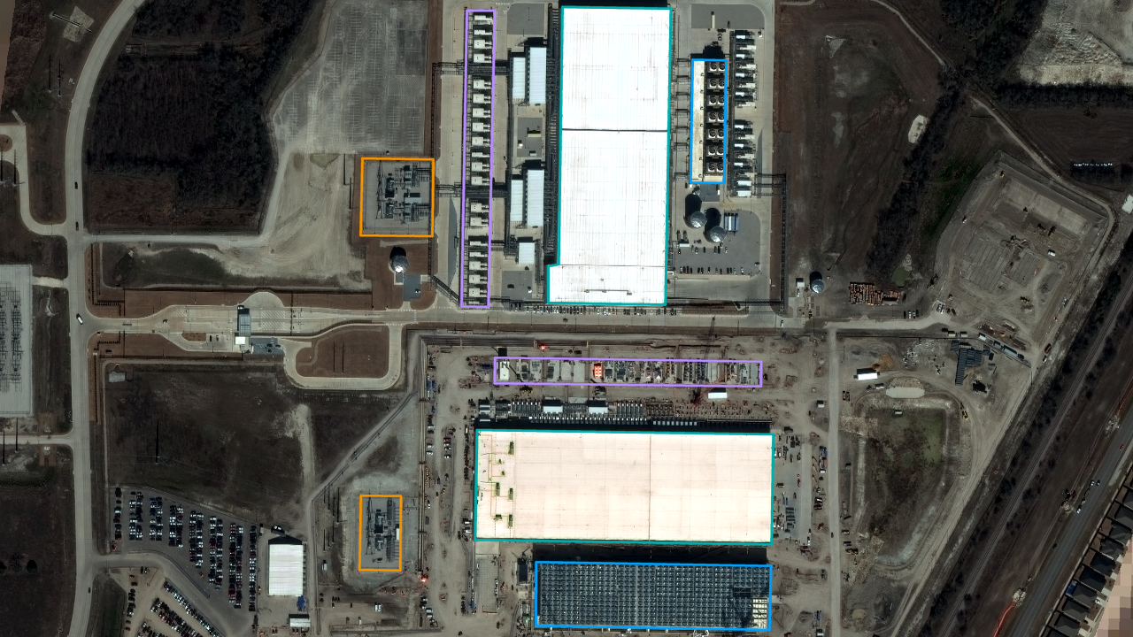 Satellite view of Google Red Oak