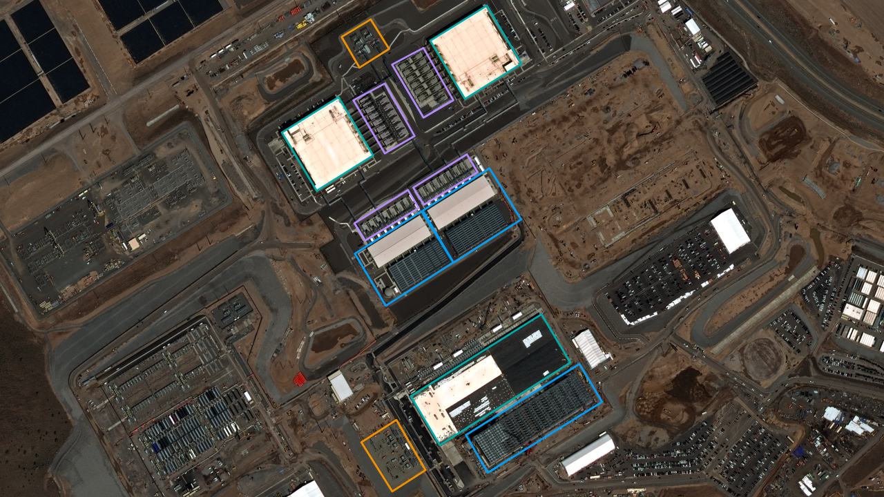 Satellite view of Google Storey County