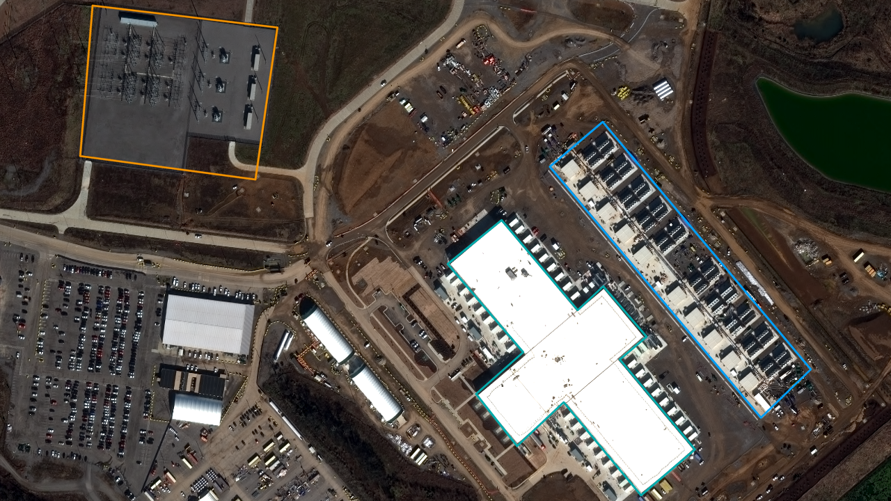 Satellite view of Meta Gallatin