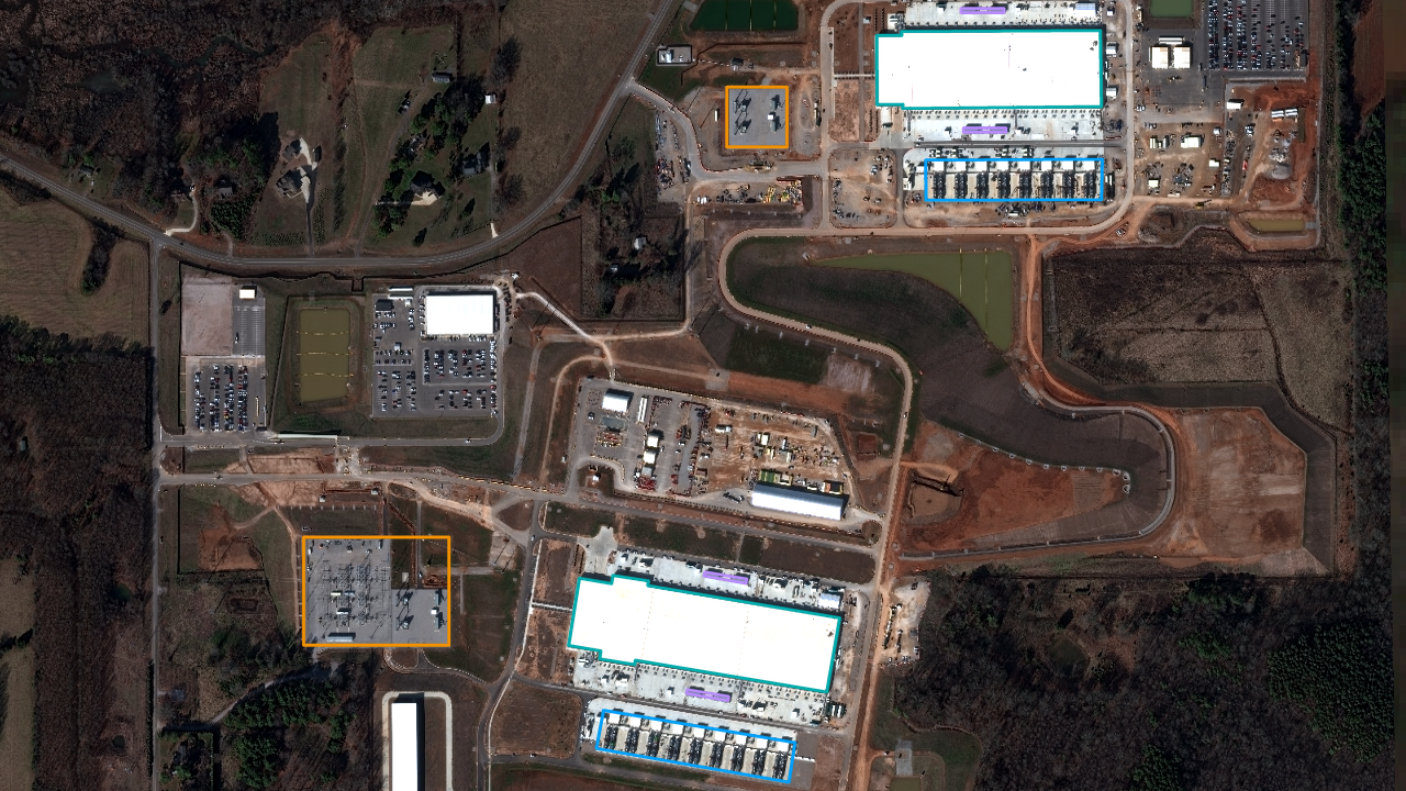 Satellite view of Meta Huntsville