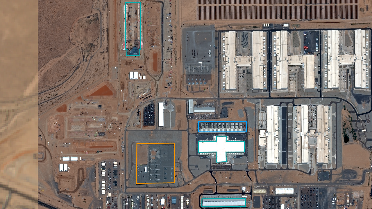 Satellite view of Meta Los Lunas