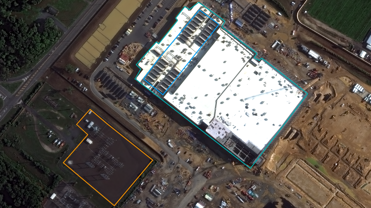 Satellite view of Microsoft-Nebius New Jersey