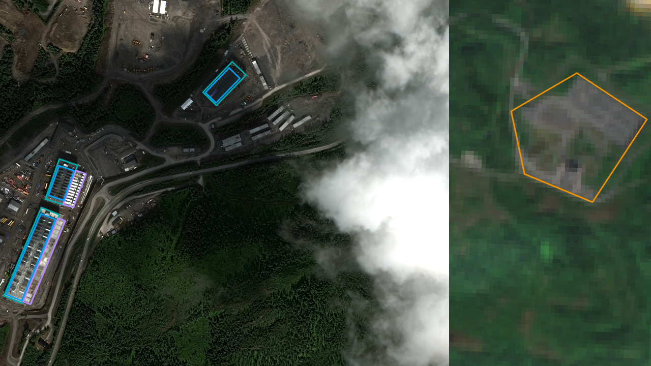 Satellite view of Microsoft Narvik Norway