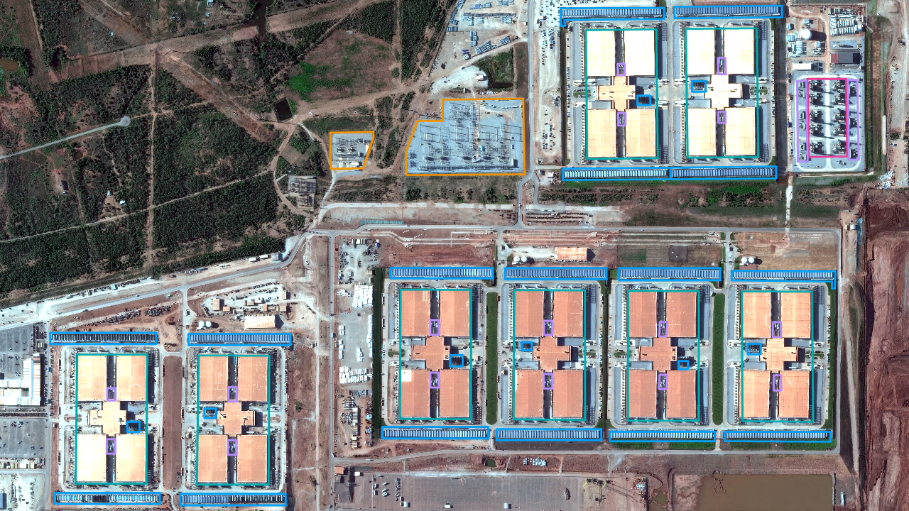 Satellite view of OpenAI Stargate Abilene