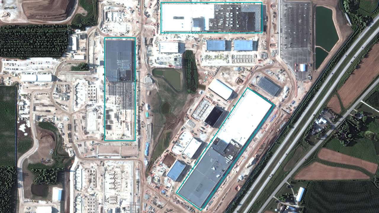 Satellite view of OpenAI Stargate Wisconsin