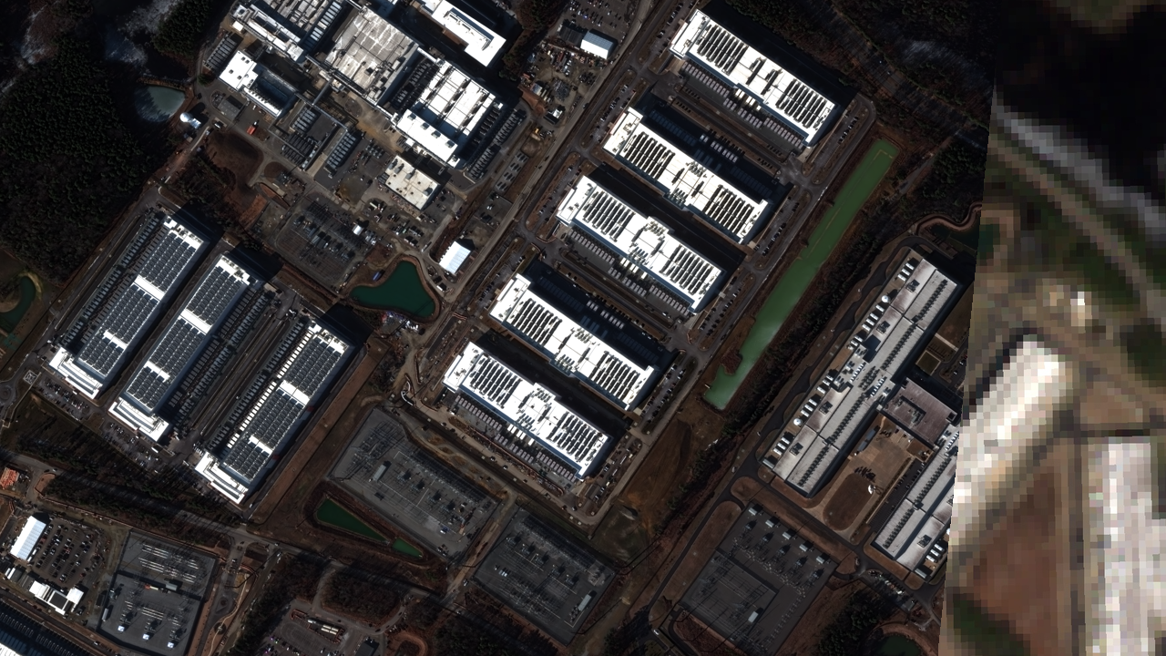 Satellite view of QTS Richmond 2
