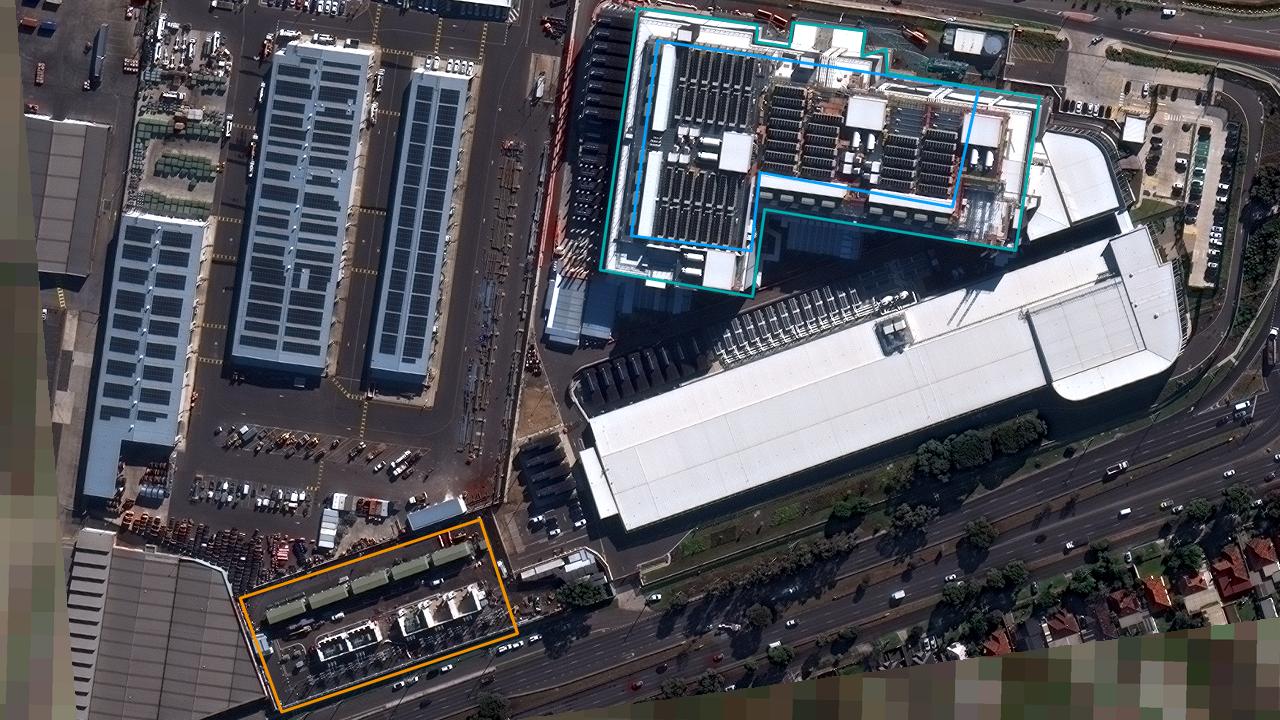 Satellite view of Southgate Melbourne