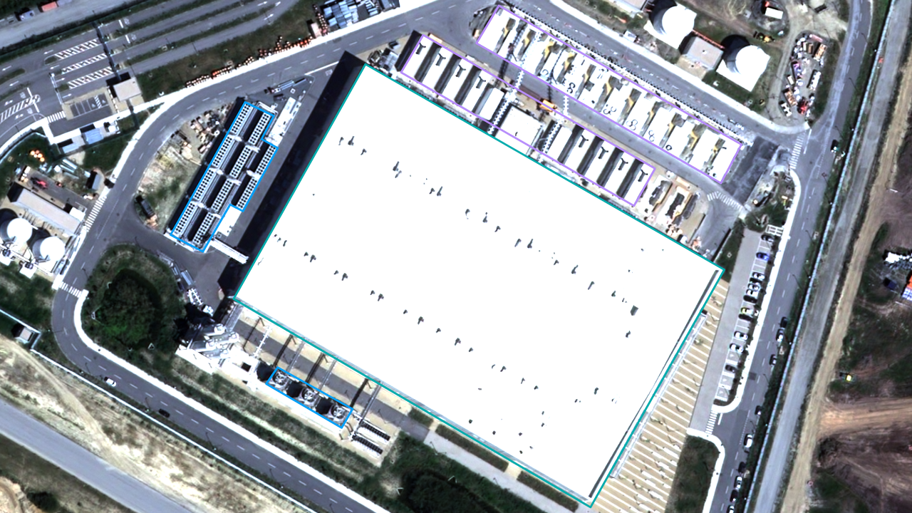 Satellite view of Start Campus Sines Data Campus