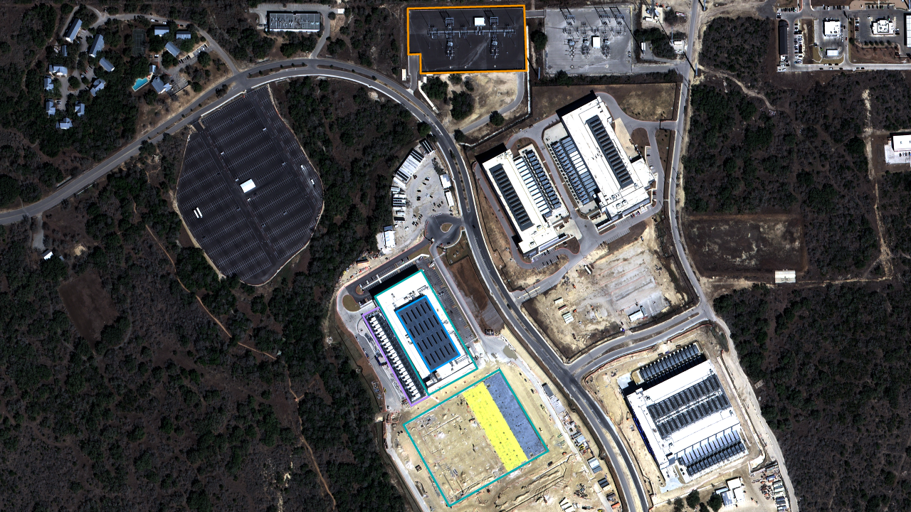 Satellite view of Vantage TX1